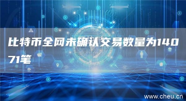 比特币全网未确认交易数量为14071笔1