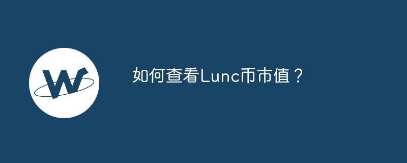 如何查看Lunc币市值?